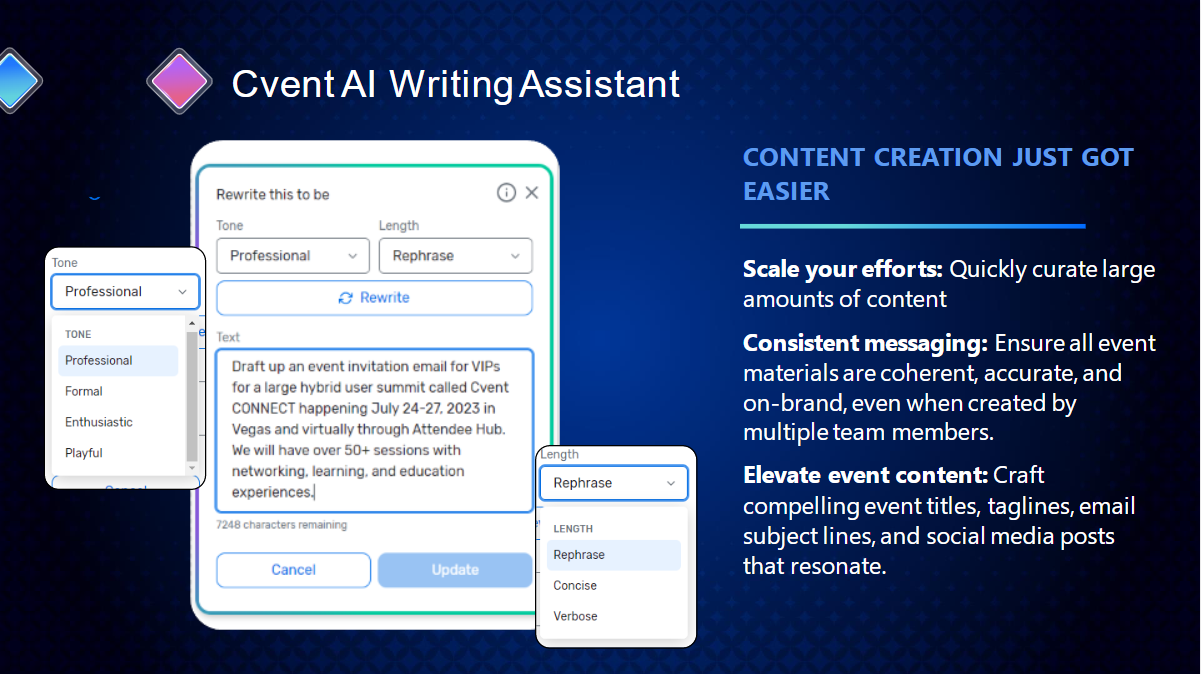 Cvent AI | Cvent Connect | AttendeeGain