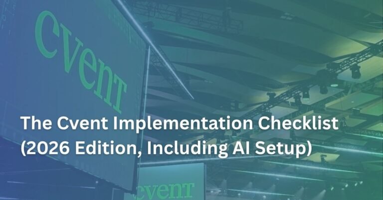 Cvent Implementation | Cvent Connect | AttendeeGain